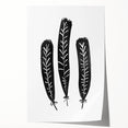 Mid Century Modern Art - Minimalist Geometric Wall Decor - Black & White