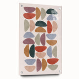 Mid Century Modern Geometric Wall Art - Retro Abstract Print - Vintage Style