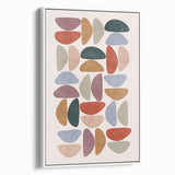 Mid Century Modern Geometric Wall Art - Retro Abstract Print - Vintage Style