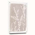 Mid Century Modern Minimalist Art - Retro Floral Geometric Wall Decor