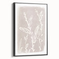 Mid Century Modern Minimalist Art - Retro Floral Geometric Wall Decor