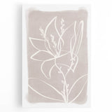 Mid Century Modern Floral Wall Art - Minimalist Line Art - Vintage Style