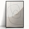 Mid Century Modern Abstract Line Art - Minimalist Geometric Wall Decor
