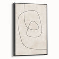 Mid Century Modern Abstract Line Art - Minimalist Geometric Wall Decor
