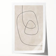 Mid Century Modern Abstract Line Art - Minimalist Geometric Wall Decor