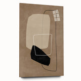 Mid Century Modern Abstract Art - Minimalist Geometric Retro Wall Decor