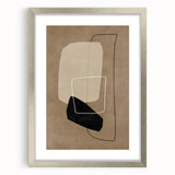 Mid Century Modern Abstract Art - Minimalist Geometric Retro Wall Decor