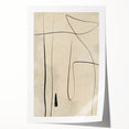 Mid Century Modern Abstract Line Art - Minimalist Geometric Wall Decor