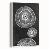 Mid Century Modern Art | Bold Geometric Wall Decor | Retro Black & White