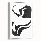 Mid Century Modern Art – Minimalist Retro Abstract Bird Wall Decor