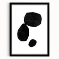 Mid Century Modern Art – Minimalist Geometric Shapes in Black & White