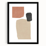 Mid Century Modern Art - Retro Abstract Geometric Wall Decor - Minimalist Style