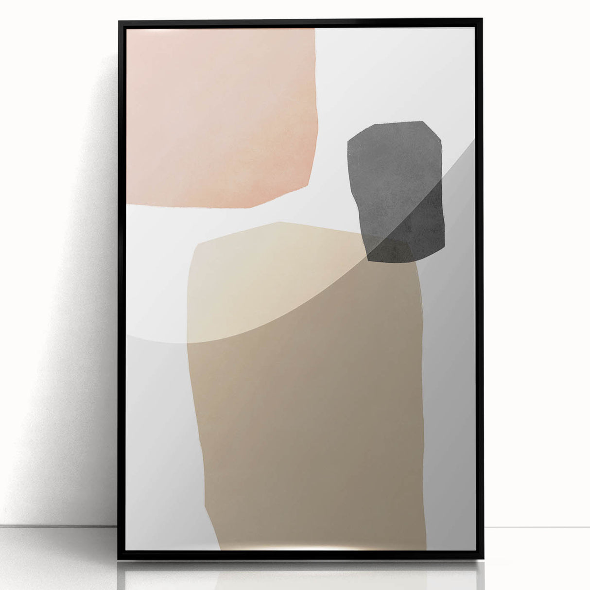 Mid Century Modern Art - Retro Abstract Geometric Wall Decor - Minimalist Style
