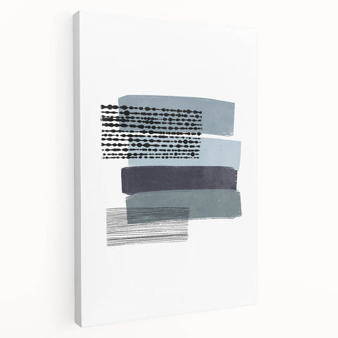 Mid Century Modern Art - Retro Geometric Wall Decor - Abstract Minimalist