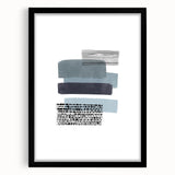 Mid Century Modern Art - Minimalist Retro Geometric Wall Decor - Abstract