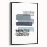 Mid Century Modern Art - Minimalist Retro Geometric Wall Decor - Abstract