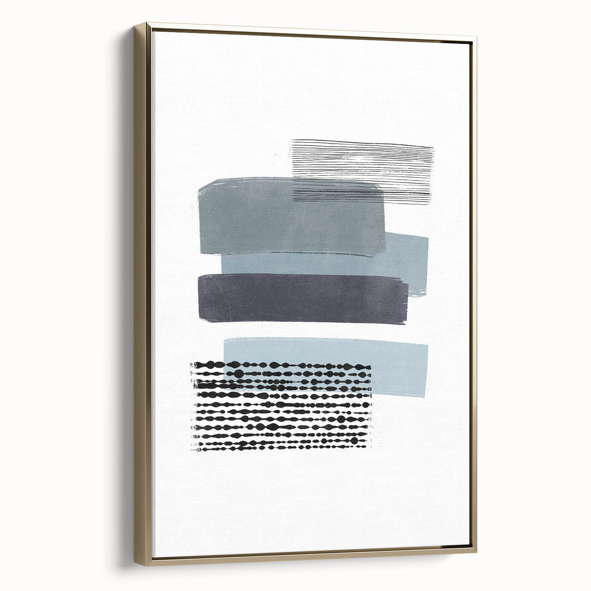 Mid Century Modern Art - Minimalist Retro Geometric Wall Decor - Abstract