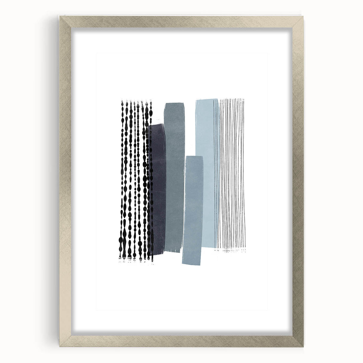 Mid Century Modern Art - Abstract Geometric Wall Decor - Minimalist Design