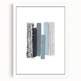 Mid Century Modern Art - Abstract Geometric Wall Decor - Minimalist Design