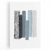 Mid Century Modern Art - Abstract Geometric Wall Decor - Minimalist Design