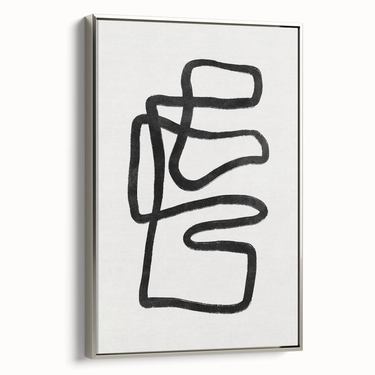 Mid Century Modern Art | Abstract Geometric Minimalist Line Art Decor