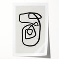 Mid Century Modern Art | Retro Minimalist Geometric Line Art Decor