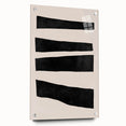 Mid Century Modern Art | Minimalist Geometric Stripe Wall Decor