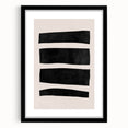 Mid Century Modern Art | Minimalist Geometric Stripe Wall Decor