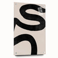 Mid Century Modern Art | Bold Abstract Minimalist Line Wall Decor