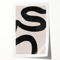 Mid Century Modern Art | Bold Abstract Minimalist Line Wall Decor