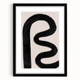 Mid Century Modern Art | Bold Abstract Minimalist Line Wall Decor