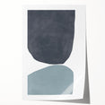 Mid Century Modern Art - Retro Minimalist Abstract Wall Decor - Geometric