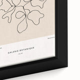 Minimalist Botanical Line Art: "Galerie Botanique No.01" Neutral Modern Print