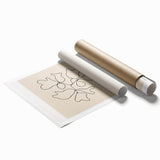 Minimalist Botanical Line Art: "Galerie Botanique No.01" Neutral Modern Print