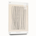 Minimalist Line Art – Modern Black and Beige Abstract Wall Art for Home Decor