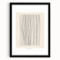 Minimalist Line Art – Modern Black and Beige Abstract Wall Art for Home Decor