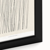 Minimalist Line Art – Modern Black and Beige Abstract Wall Art for Home Decor