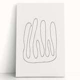 Minimalist Wall Art - Abstract Line Drawing for Modern and Stylish Decor