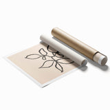 Minimalist Line Art – Elegant Modern Botanical Wall Art for Stylish Decor