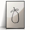 Minimalist Line Art – Abstract Modern Fruit Drawing for Stylish Decor