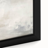 Minimalist Abstract Wall Art – Soft White and Beige Brushstrokes Design