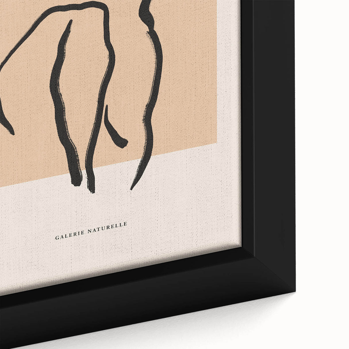 Abstract Minimalist Figure Art – Modern Line Drawing for Elegant Decor