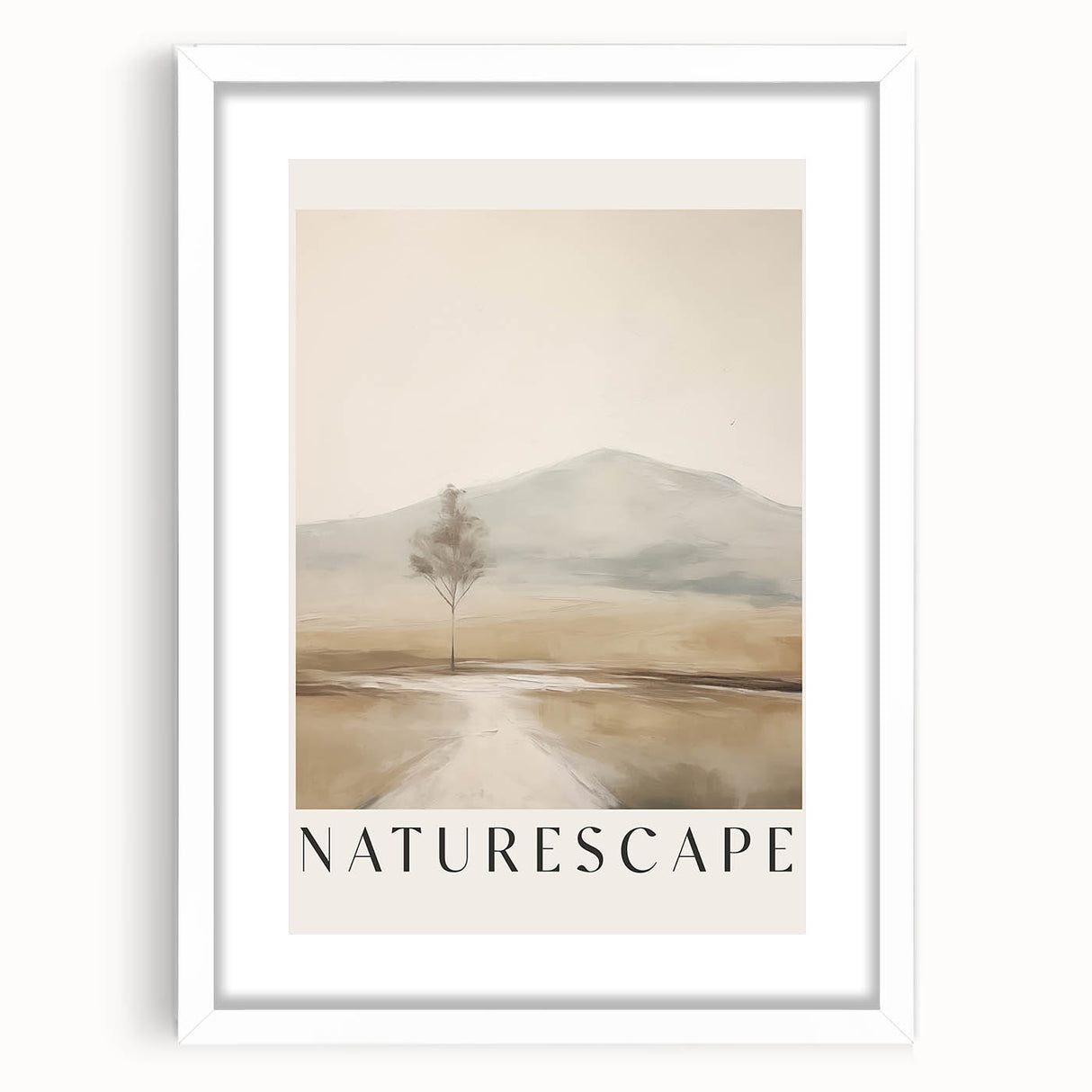 Minimalist Naturescape Art – Serene Landscape Wall Decor for Modern Spaces