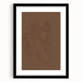 Modern Minimalist Wall Art – Elegant Female Sketch for Simple Decor