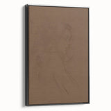 Modern Minimalist Wall Art – Elegant Female Sketch for Simple Decor
