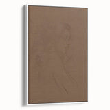 Modern Minimalist Wall Art – Elegant Female Sketch for Simple Decor