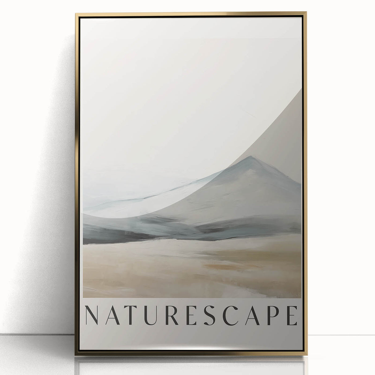 Minimalist Naturescape Wall Art – Clean Line Landscape for Modern Decor