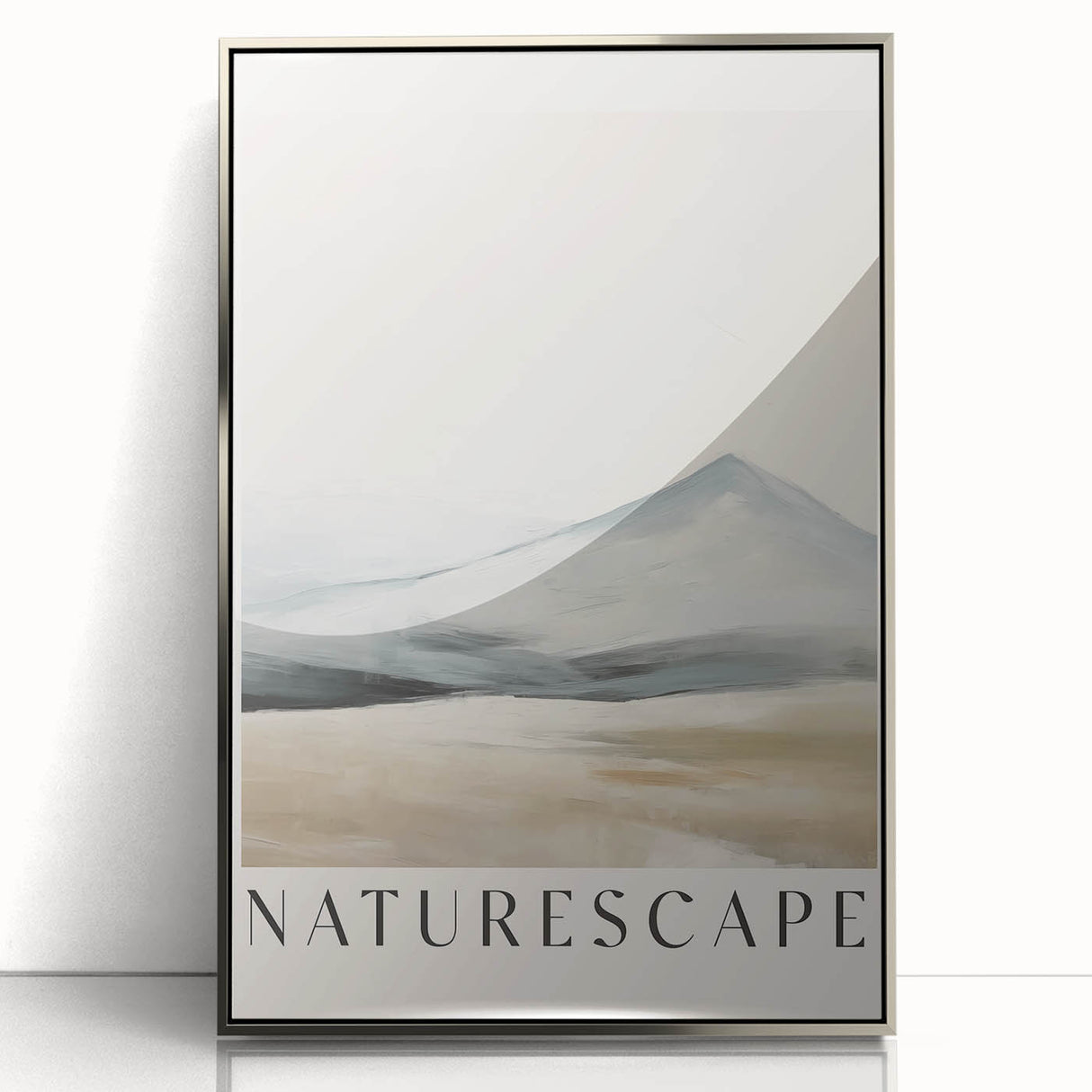 Minimalist Naturescape Wall Art – Clean Line Landscape for Modern Decor
