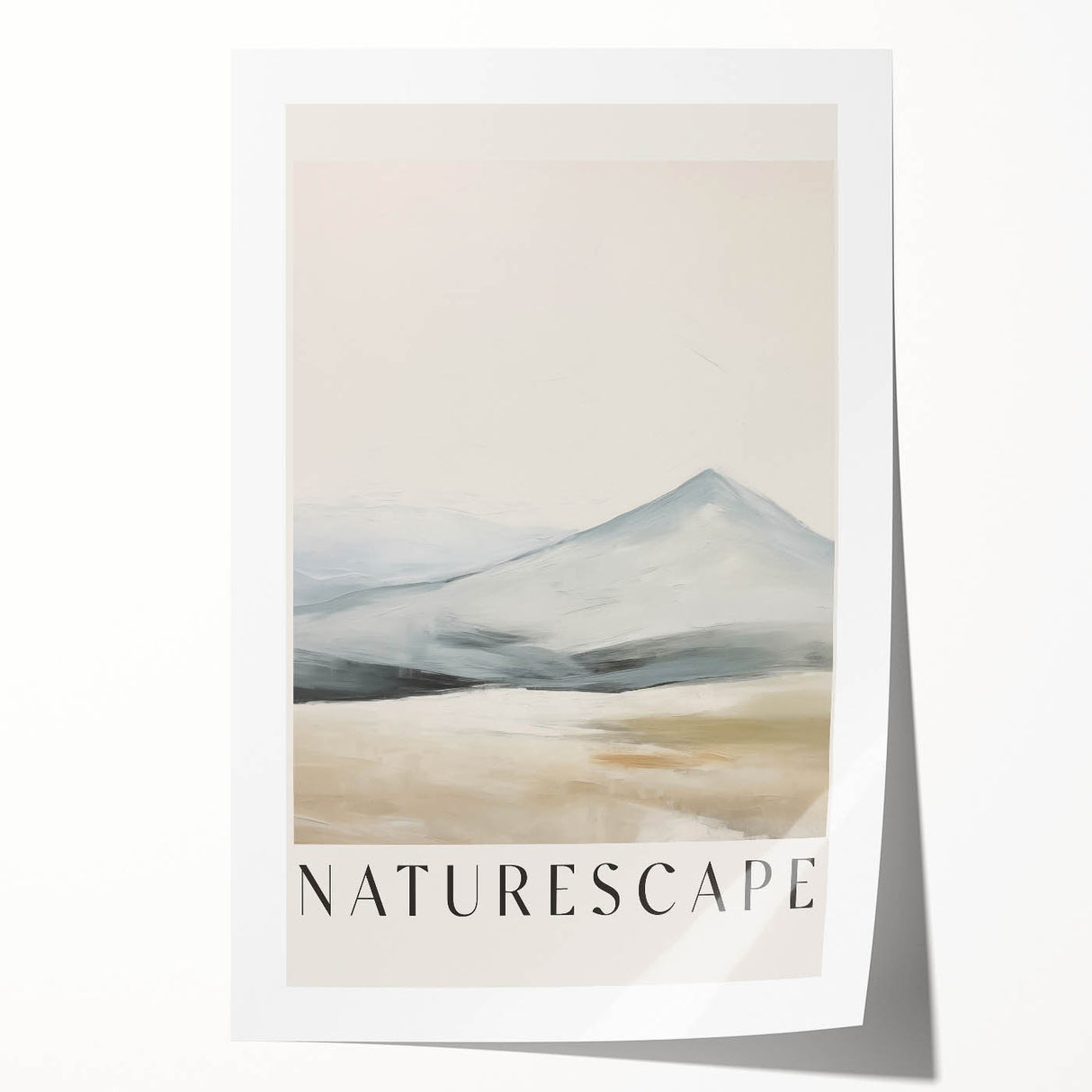 Minimalist Naturescape Wall Art – Clean Line Landscape for Modern Decor