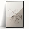 Minimalist Leaf Sketch – Modern Line Art for Clean and Simple Decor